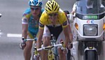 Andy Schleck during stage 15 of the Tour de France 2010
